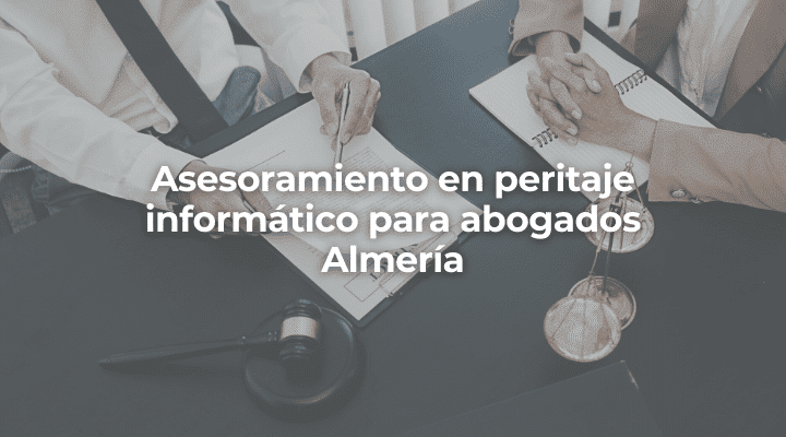 Asesoramiento en peritaje informatico para abogados Almeria